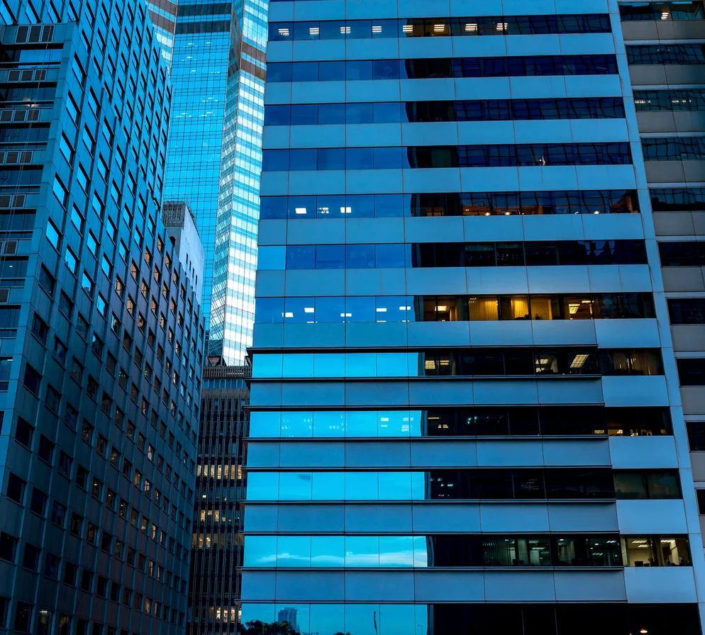 Illustrative contemporary architecture detail